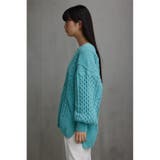 シェニールケーブルVネックニットトップス | AZUL BY MOUSSY | 詳細画像36 