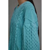 シェニールケーブルVネックニットトップス | AZUL BY MOUSSY | 詳細画像39 