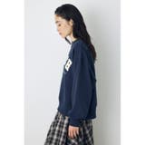 カレッジワッペンロゴ裏毛トップス | AZUL BY MOUSSY | 詳細画像2