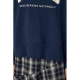 カレッジワッペンロゴ裏毛トップス | AZUL BY MOUSSY | 詳細画像7