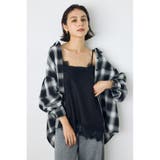 レースサテンアシメキャミソール | AZUL BY MOUSSY | 詳細画像26