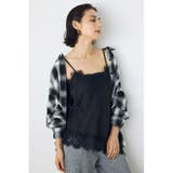 レースサテンアシメキャミソール | AZUL BY MOUSSY | 詳細画像27