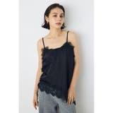 レースサテンアシメキャミソール | AZUL BY MOUSSY | 詳細画像28