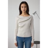 ドレープ長袖ニットトップス | AZUL BY MOUSSY | 詳細画像24 