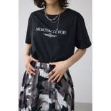 BLK | メタリックプリントTシャツ | AZUL BY MOUSSY