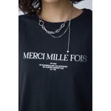 メタリックプリントTシャツ | AZUL BY MOUSSY | 詳細画像16 