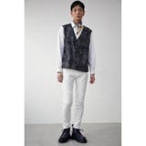 VINTAGE HEM DAMAGE WHITE DENIM | AZUL BY MOUSSY | 詳細画像3 