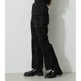 SHEER CHECK PANTS | AZUL BY MOUSSY | 詳細画像6 