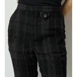SHEER CHECK PANTS | AZUL BY MOUSSY | 詳細画像8 