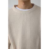 ワッフル編みマットモールニット | AZUL BY MOUSSY | 詳細画像8 