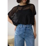 BLK | スカシガラドルマンニット | AZUL BY MOUSSY
