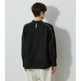PIPING DESIGN BLOUSE | AZUL BY MOUSSY | 詳細画像17