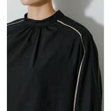 PIPING DESIGN BLOUSE | AZUL BY MOUSSY | 詳細画像18