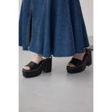 ステッチデザインプラットフォームサンダル | AZUL BY MOUSSY | 詳細画像3 