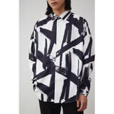 柄WHT5 | ツイルジェネラルシャツ | AZUL BY MOUSSY