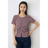 カットツイードフロントギャザートップス | AZUL BY MOUSSY | 詳細画像20