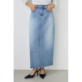 L/BLU1 | デニムロングスカート | AZUL BY MOUSSY