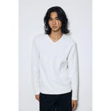 ヘビーワッフルVネックトップス | AZUL BY MOUSSY | 詳細画像2 
