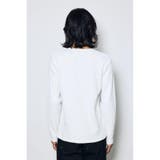 ヘビーワッフルVネックトップス | AZUL BY MOUSSY | 詳細画像8 