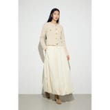 クルーネックツイードライクニットジャケット | AZUL BY MOUSSY | 詳細画像4 