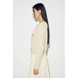 クルーネックツイードライクニットジャケット | AZUL BY MOUSSY | 詳細画像8 