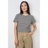 ミニボーダーTシャツ | AZUL BY MOUSSY | 詳細画像2 