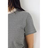 ミニボーダーTシャツ | AZUL BY MOUSSY | 詳細画像8 