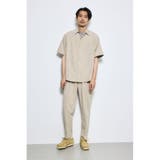 接触冷感フェイクスエード半袖シャツ | AZUL BY MOUSSY | 詳細画像14 
