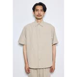 接触冷感フェイクスエード半袖シャツ | AZUL BY MOUSSY | 詳細画像15 