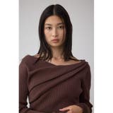 ドレープ長袖ニットトップス | AZUL BY MOUSSY | 詳細画像11 
