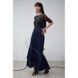 カシュクールフレアマーメードデニムスカート | AZUL BY MOUSSY | 詳細画像15 