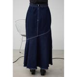 カシュクールフレアマーメードデニムスカート | AZUL BY MOUSSY | 詳細画像18 