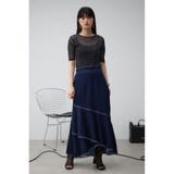 カシュクールフレアマーメードデニムスカート | AZUL BY MOUSSY | 詳細画像14 