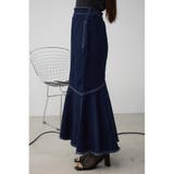 カシュクールフレアマーメードデニムスカート | AZUL BY MOUSSY | 詳細画像17 
