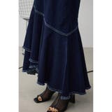 カシュクールフレアマーメードデニムスカート | AZUL BY MOUSSY | 詳細画像22 