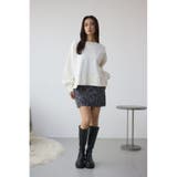 AZUL DENIM 起毛ツイルレオパードミニ | AZUL BY MOUSSY | 詳細画像5 