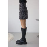 AZUL DENIM 起毛ツイルレオパードミニ | AZUL BY MOUSSY | 詳細画像7 