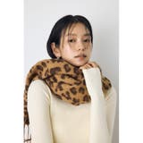 柄BRN5 | ビッグレオパードストール | AZUL BY MOUSSY