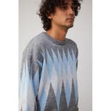 カラーアーガイルリラックスニット | AZUL BY MOUSSY | 詳細画像21