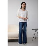 ショルダーレースアップカットトップス | AZUL BY MOUSSY | 詳細画像3 