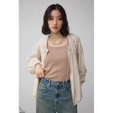 ノーカラーシアーブルゾン | AZUL BY MOUSSY | 詳細画像3