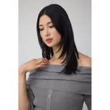 5分袖ギャザーオフショルニットトップス | AZUL BY MOUSSY | 詳細画像22