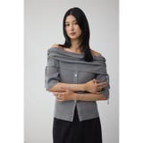 5分袖ギャザーオフショルニットトップス | AZUL BY MOUSSY | 詳細画像23 