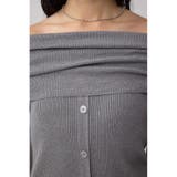 5分袖ギャザーオフショルニットトップス | AZUL BY MOUSSY | 詳細画像28 