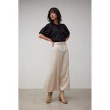 サテンフレアスカート | AZUL BY MOUSSY | 詳細画像12