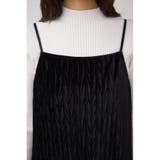 プリーツベロアキャミワンピース | AZUL BY MOUSSY | 詳細画像19