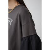 ボリュームスリーブドッキングTシャツ | AZUL BY MOUSSY | 詳細画像30 