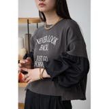 C.GRY | ボリュームスリーブドッキングTシャツ | AZUL BY MOUSSY