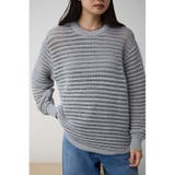 GRY | メッシュニットセットトップス | AZUL BY MOUSSY