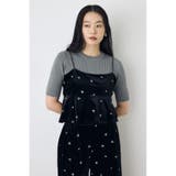 ベロア刺繍キャミソール | AZUL BY MOUSSY | 詳細画像2